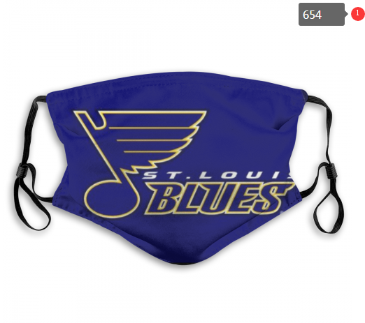 NHL St.Louis Blues #12 Dust mask with filter